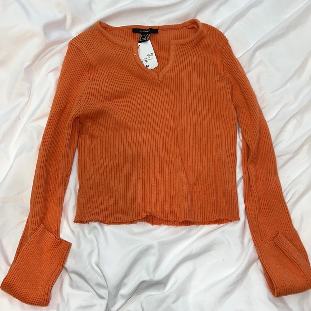 Orange Crop Sweater